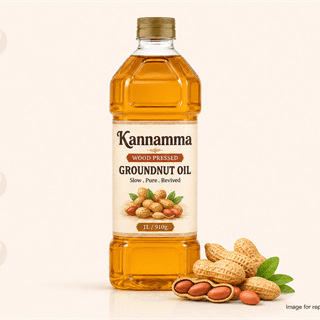 Wood-Pressed Groundnut Oil